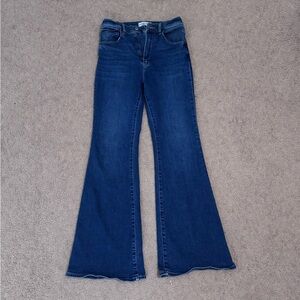 Abercrombie & Fitch Dark Blue Flare Jeans